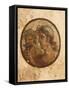 Italy, Naples, Campania, Pompei, House of Loreio Tiburtino, Detail of Fresco Depicting Athletes-null-Framed Stretched Canvas