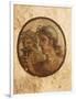 Italy, Naples, Campania, Pompei, House of Loreio Tiburtino, Detail of Fresco Depicting Athletes-null-Framed Giclee Print