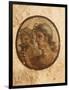 Italy, Naples, Campania, Pompei, House of Loreio Tiburtino, Detail of Fresco Depicting Athletes-null-Framed Giclee Print