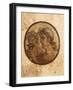 Italy, Naples, Campania, Pompei, House of Loreio Tiburtino, Detail of Fresco Depicting Athletes-null-Framed Giclee Print