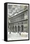 Italy, Naples, Facade of Royal San Carlo Theatre-null-Framed Stretched Canvas