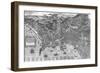 Italy, Naples, Map by Stephan Du Perac Drawing by Antonio Lafreri-null-Framed Giclee Print
