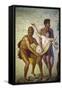 Italy, Naples Museum, from Pompeii, House of the Tragic Poet  (VI, 8, 5), Iphigenia's Sacrifice-Samuel Magal-Framed Stretched Canvas