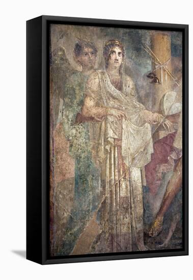Italy, Naples Museum, from Pompeii, House of the Tragic Poet  (VII, 8, 3), Zeus and Hera Wedding-Samuel Magal-Framed Stretched Canvas