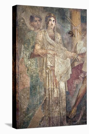 Italy, Naples Museum, from Pompeii, House of the Tragic Poet  (VII, 8, 3), Zeus and Hera Wedding-Samuel Magal-Stretched Canvas