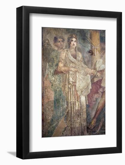 Italy, Naples Museum, from Pompeii, House of the Tragic Poet  (VII, 8, 3), Zeus and Hera Wedding-Samuel Magal-Framed Photographic Print