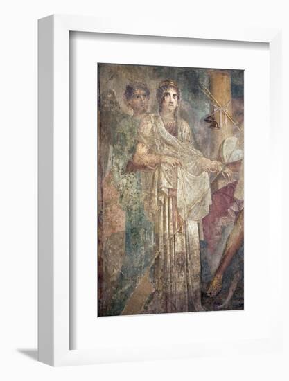 Italy, Naples Museum, from Pompeii, House of the Tragic Poet  (VII, 8, 3), Zeus and Hera Wedding-Samuel Magal-Framed Photographic Print