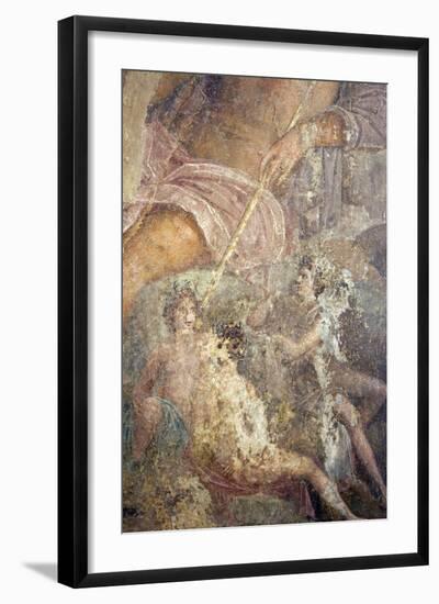 Italy, Naples Museum, from Pompeii, House of the Tragic Poet  (VII, 8, 3), Zeus and Hera Wedding-Samuel Magal-Framed Photographic Print