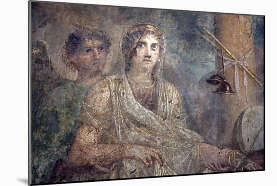 Italy, Naples Museum, from Pompeii, House of the Tragic Poet  (VII, 8, 3), Zeus and Hera Wedding-Samuel Magal-Mounted Photographic Print