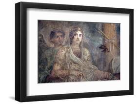 Italy, Naples Museum, from Pompeii, House of the Tragic Poet  (VII, 8, 3), Zeus and Hera Wedding-Samuel Magal-Framed Photographic Print