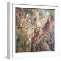 Italy, Naples Museum, from Pompeii, House of the Tragic Poet  (VII, 8, 3), Zeus and Hera Wedding-Samuel Magal-Framed Photographic Print