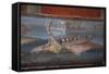 Italy, Naples Museum, from Pompeii, Isis Temple, Naumachia, Representation of a Naval Battle-Samuel Magal-Framed Stretched Canvas