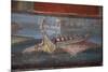 Italy, Naples Museum, from Pompeii, Isis Temple, Naumachia, Representation of a Naval Battle-Samuel Magal-Mounted Photographic Print