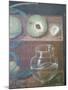 Italy, Naples Museum, Herculaneum, House of Stags, Insula IV, Still life with Peaches and Water Jar-Samuel Magal-Mounted Photographic Print