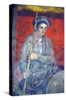 Italy, Naples, Naples Museum, Boscoreale, Villa of P.Fannius Sinistrex, prince and philosopher.-Samuel Magal-Stretched Canvas