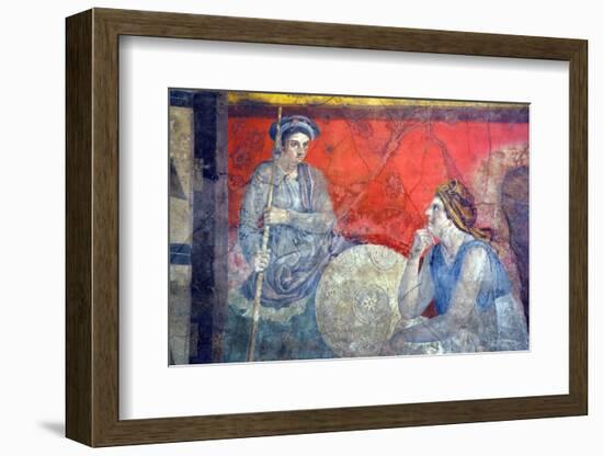 Italy, Naples, Naples Museum, Boscoreale, Villa of P.Fannius Sinistrex, prince and philosopher.-Samuel Magal-Framed Photographic Print