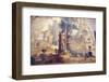 Italy, Naples, Naples Museum, Boscotrecase, Villa of Agrippa Postumo 16, Newsstands with Socket-Samuel Magal-Framed Photographic Print