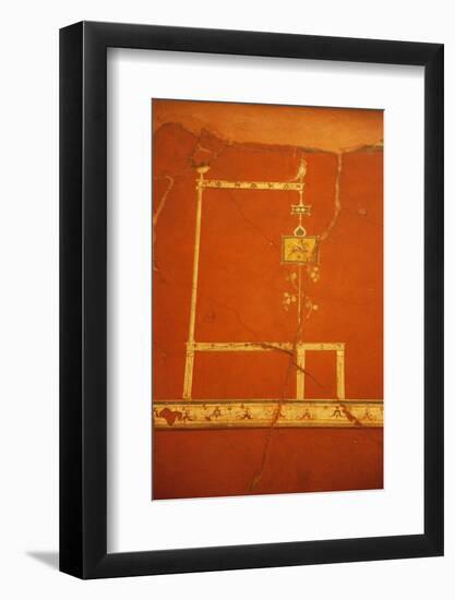 Italy, Naples, Naples Museum, Boscotrecase, Villa of Agrippa Postumo 16, Red Panel-Samuel Magal-Framed Photographic Print