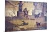 Italy, Naples, Naples Museum, Boscotrecase, Villa of Agrippa Postumo 16, Wall and Landscape- Sacral-Samuel Magal-Mounted Photographic Print