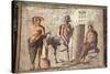Italy, Naples, Naples Museum, Casa d'Adonide or della Regina Carolina, Pompeii, Chiron and Apollo-Samuel Magal-Stretched Canvas