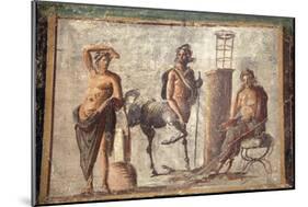 Italy, Naples, Naples Museum, Casa d'Adonide or della Regina Carolina, Pompeii, Chiron and Apollo-Samuel Magal-Mounted Photographic Print