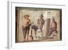 Italy, Naples, Naples Museum, Casa d'Adonide or della Regina Carolina, Pompeii, Chiron and Apollo-Samuel Magal-Framed Photographic Print