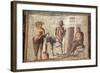 Italy, Naples, Naples Museum, Casa d'Adonide or della Regina Carolina, Pompeii, Chiron and Apollo-Samuel Magal-Framed Photographic Print