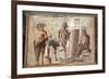 Italy, Naples, Naples Museum, Casa d'Adonide or della Regina Carolina, Pompeii, Chiron and Apollo-Samuel Magal-Framed Photographic Print