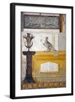 Italy, Naples, Naples Museum, from a house in the Insula Occidentalis in Pompeii, Wall Decoration-Samuel Magal-Framed Photographic Print