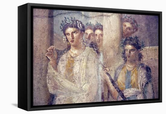 Italy, Naples, Naples Museum, from Pompeii, Caecilius Lucundus House (V 1, 26), Iphigenia in Tauris-Samuel Magal-Framed Stretched Canvas