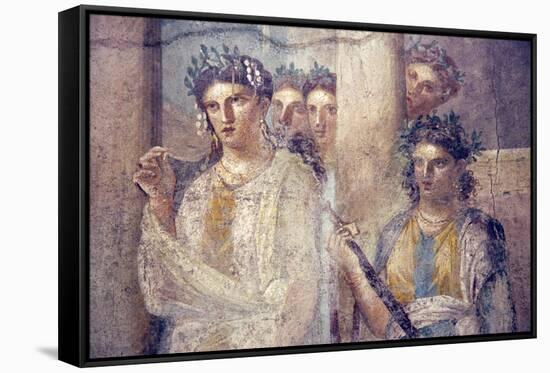 Italy, Naples, Naples Museum, from Pompeii, Caecilius Lucundus House (V 1, 26), Iphigenia in Tauris-Samuel Magal-Framed Stretched Canvas