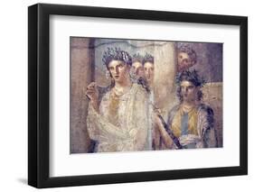 Italy, Naples, Naples Museum, from Pompeii, Caecilius Lucundus House (V 1, 26), Iphigenia in Tauris-Samuel Magal-Framed Photographic Print