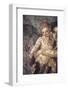 Italy, Naples, Naples Museum, from Pompeii, Caecilius Lucundus House (V 1, 26), Menad and Cupid-Samuel Magal-Framed Photographic Print