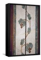 Italy, Naples, Naples Museum, from Pompeii, Compartment with White Background-Samuel Magal-Framed Stretched Canvas