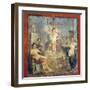 Italy, Naples, Naples Museum, from Pompeii, Gavius Rufus House (VII 2, 16-17), Dionysus Stibadium-Samuel Magal-Framed Photographic Print