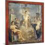 Italy, Naples, Naples Museum, from Pompeii, Gavius Rufus House (VII 2, 16-17), Dionysus Stibadium-Samuel Magal-Mounted Photographic Print