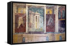 Italy, Naples, Naples Museum, from Pompeii, House IV,  Insula Occidentalis 41, Panel-Samuel Magal-Framed Stretched Canvas