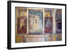 Italy, Naples, Naples Museum, from Pompeii, House IV,  Insula Occidentalis 41, Panel-Samuel Magal-Framed Photographic Print