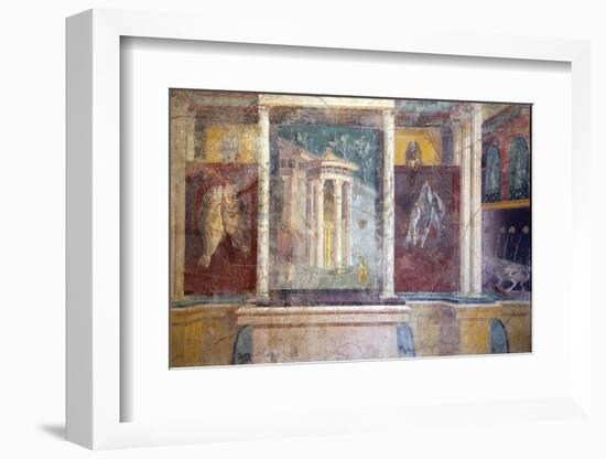 Italy, Naples, Naples Museum, from Pompeii, House IV,  Insula Occidentalis 41, Panel-Samuel Magal-Framed Photographic Print