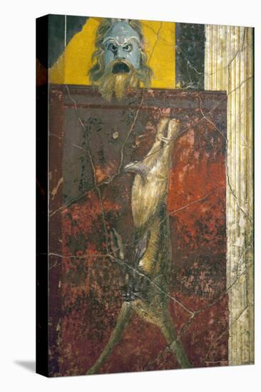 Italy, Naples, Naples Museum, from Pompeii, House IV, Insula Occidentalis 47, Still Life and Rabbit-Samuel Magal-Stretched Canvas