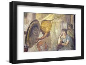 Italy, Naples, Naples Museum, from Pompeii, House IX, 1,10, Thetis and Ephestus-Samuel Magal-Framed Photographic Print