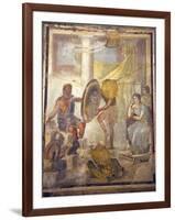 Italy, Naples, Naples Museum, from Pompeii, House IX, 1,7, Thetis and Ephestus-Samuel Magal-Framed Photographic Print