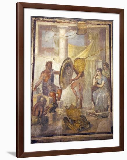 Italy, Naples, Naples Museum, from Pompeii, House IX, 1,7, Thetis and Ephestus-Samuel Magal-Framed Photographic Print