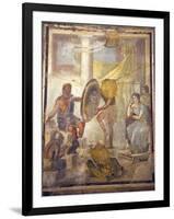 Italy, Naples, Naples Museum, from Pompeii, House IX, 1,7, Thetis and Ephestus-Samuel Magal-Framed Photographic Print