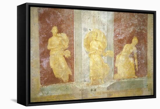 Italy, Naples, Naples Museum, from Pompeii, House of Diodcuri, Massacre of Niobids-Samuel Magal-Framed Stretched Canvas