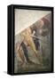 Italy, Naples, Naples Museum, from Pompeii, House of Diodcuri (VI 9, 6-7), Achilles-Samuel Magal-Framed Stretched Canvas