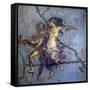 Italy, Naples, Naples Museum, from Pompeii, House of Diodcuri (VI 9, 6-7), Couple In Flight-Samuel Magal-Framed Stretched Canvas