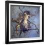 Italy, Naples, Naples Museum, from Pompeii, House of Diodcuri (VI 9, 6-7), Couple In Flight-Samuel Magal-Framed Photographic Print