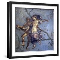 Italy, Naples, Naples Museum, from Pompeii, House of Diodcuri (VI 9, 6-7), Couple In Flight-Samuel Magal-Framed Photographic Print