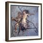 Italy, Naples, Naples Museum, from Pompeii, House of Diodcuri (VI 9, 6-7), Couple In Flight-Samuel Magal-Framed Photographic Print